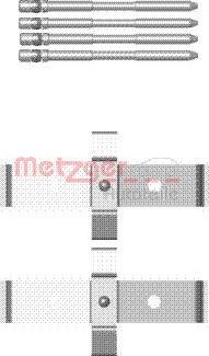 Metzger 109-1694 - Комплектуючі, колодки дискового гальма autocars.com.ua