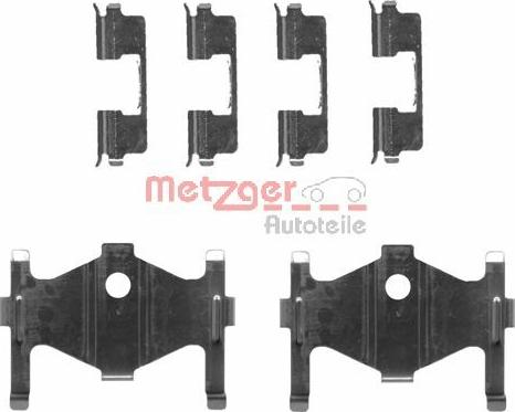 Metzger 109-1710 - Комплектующие для колодок дискового тормоза avtokuzovplus.com.ua