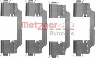 Metzger 109-1716 - Комплектующие для колодок дискового тормоза avtokuzovplus.com.ua