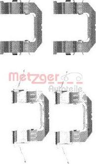 Metzger 109-1722 - Комплектующие для колодок дискового тормоза avtokuzovplus.com.ua