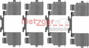 Metzger 109-1725 - Комплектуючі, колодки дискового гальма autocars.com.ua