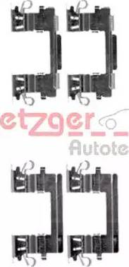 Metzger 109-1757 - Комплектующие для колодок дискового тормоза avtokuzovplus.com.ua