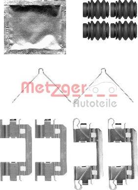 Metzger 109-1811 - Комплектующие для колодок дискового тормоза avtokuzovplus.com.ua