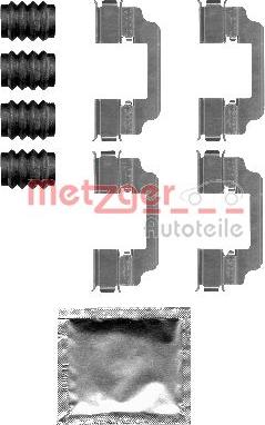 Metzger 109-1826 - Комплектуючі, колодки дискового гальма autocars.com.ua