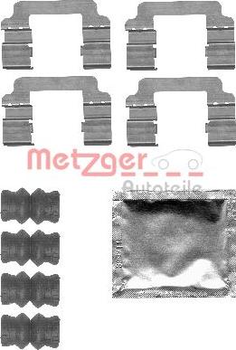 Metzger 109-1830 - Комплектуючі, колодки дискового гальма autocars.com.ua