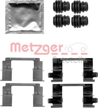 Metzger 109-1840 - Комплектуючі, колодки дискового гальма autocars.com.ua