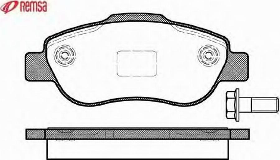 Metzger 1100.00 - Тормозные колодки, дисковые, комплект autodnr.net