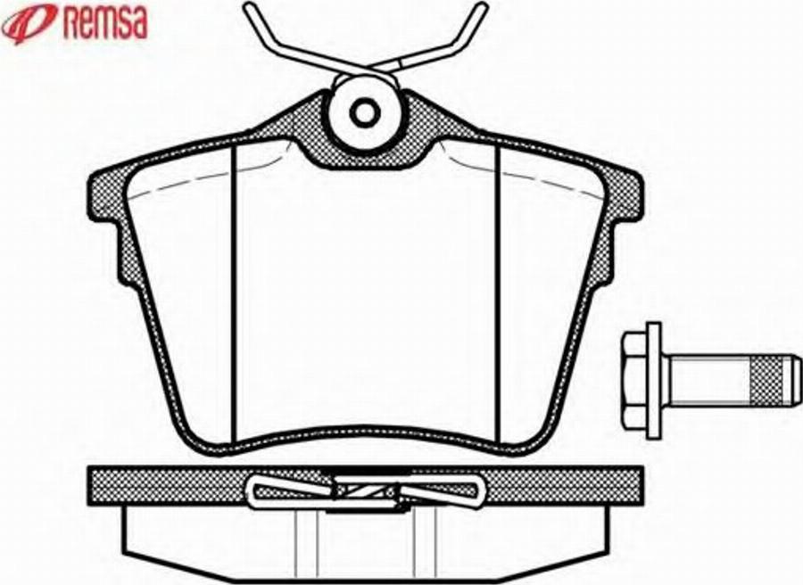 Metzger 110300 - Тормозные колодки, дисковые, комплект avtokuzovplus.com.ua