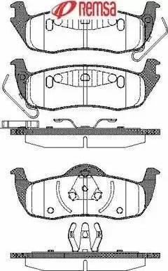 Metzger 1170766 - Тормозные колодки, дисковые, комплект autodnr.net