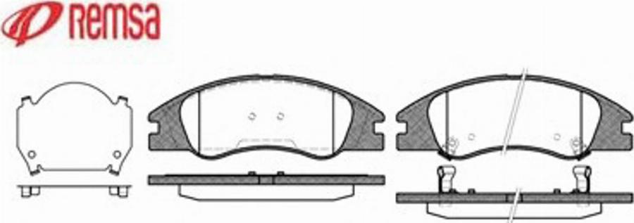 Metzger 1134.02 - Тормозные колодки, дисковые, комплект avtokuzovplus.com.ua