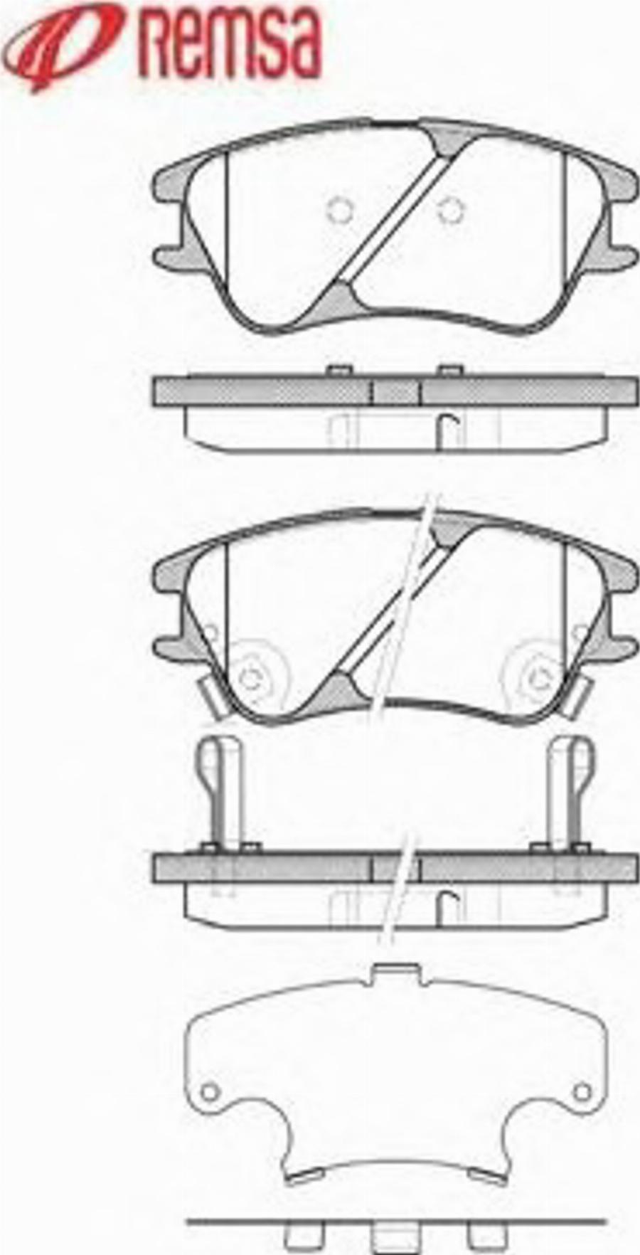 Metzger 113902 - Тормозные колодки, дисковые, комплект avtokuzovplus.com.ua