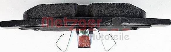 Metzger 1170156 - Гальмівні колодки, дискові гальма autocars.com.ua