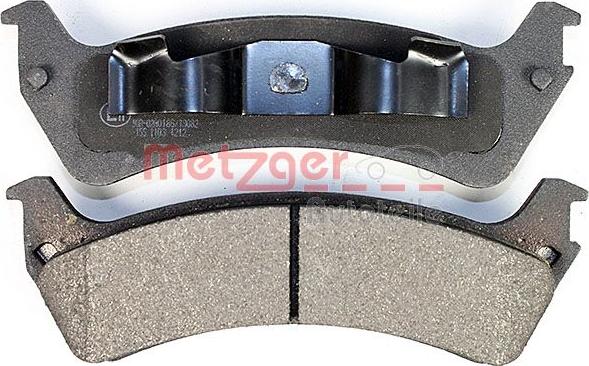Metzger 1170434 - Гальмівні колодки, дискові гальма autocars.com.ua