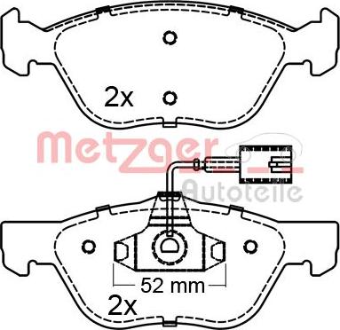 Triscan 362P23058 - Гальмівні колодки, дискові гальма autocars.com.ua