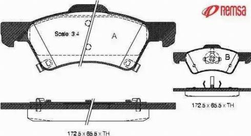 Metzger 1170753 - Гальмівні колодки, дискові гальма autocars.com.ua