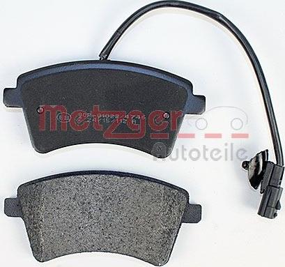 Metzger 1170776 - Тормозные колодки, дисковые, комплект avtokuzovplus.com.ua
