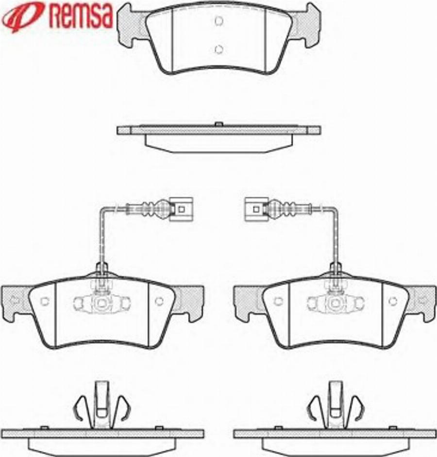 Metzger 118702 - Тормозные колодки, дисковые, комплект autodnr.net