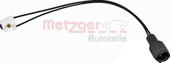 Metzger 1190024 - Сигналізатор, знос гальмівних колодок autocars.com.ua