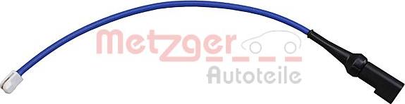 Metzger 1190287 - Сигналізатор, знос гальмівних колодок autocars.com.ua