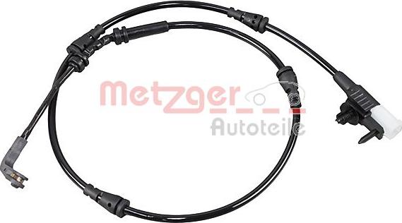 Metzger 1190339 - Сигналізатор, знос гальмівних колодок autocars.com.ua