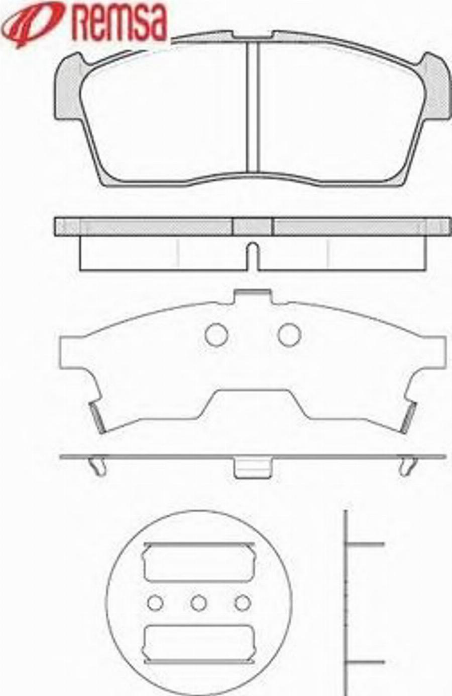 Metzger 1199.00 - Тормозные колодки, дисковые, комплект avtokuzovplus.com.ua