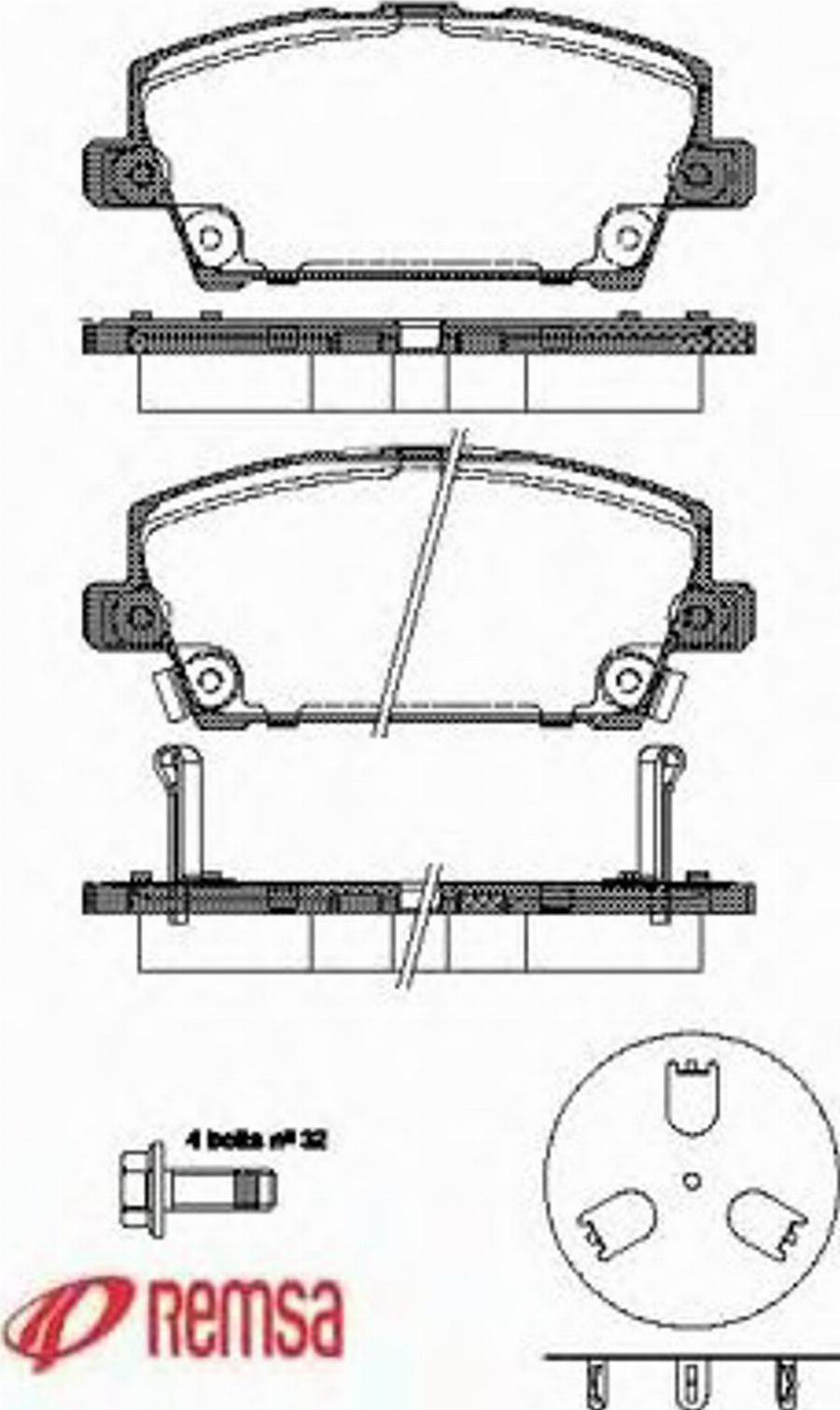 Metzger 1205.02 - Тормозные колодки, дисковые, комплект autodnr.net