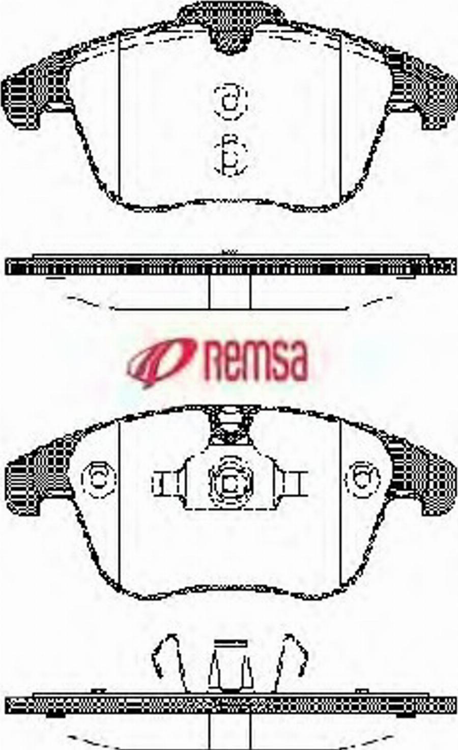 Metzger 121900 - Тормозные колодки, дисковые, комплект avtokuzovplus.com.ua