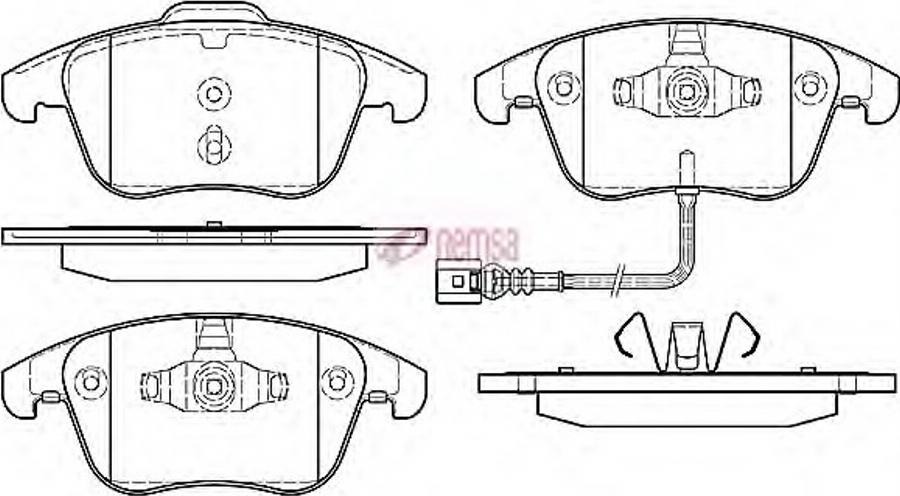 Metzger 1219.21 - Тормозные колодки, дисковые, комплект avtokuzovplus.com.ua