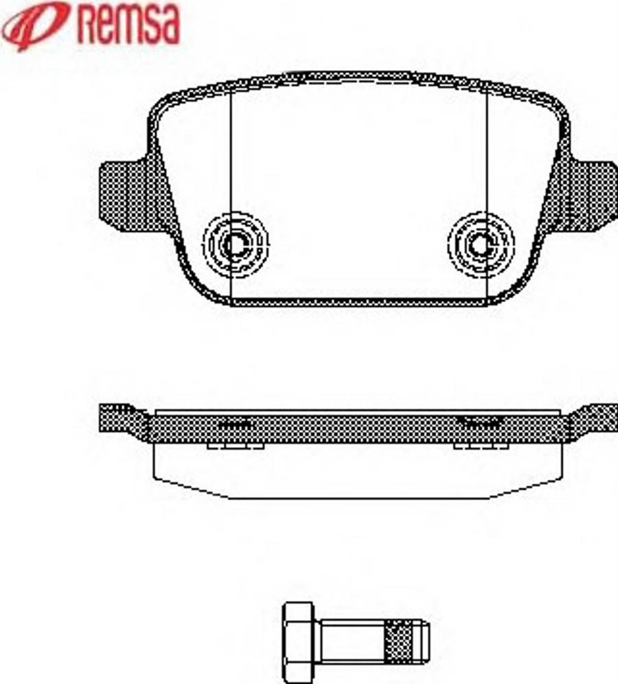 Metzger 1256.00 - Гальмівні колодки, дискові гальма autocars.com.ua