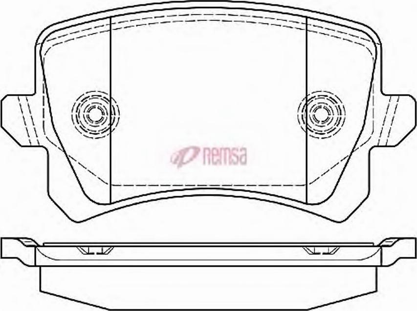 Metzger 1342.00 - Тормозные колодки, дисковые, комплект autodnr.net