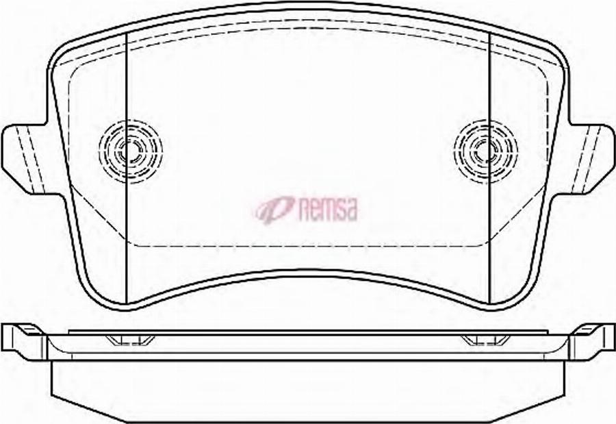 Metzger 1343.00 - Тормозные колодки, дисковые, комплект autodnr.net