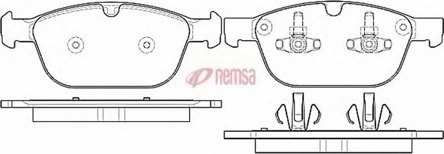 Metzger 1397.00 - Тормозные колодки, дисковые, комплект avtokuzovplus.com.ua