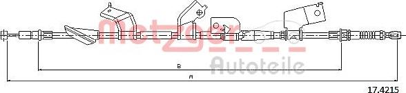 Metzger 17.4215 - Трос, гальмівна система autocars.com.ua