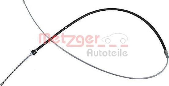 Metzger 1.VK029 - Трос, гальмівна система autocars.com.ua