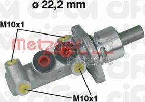 Metzger 202-302 - Главный тормозной цилиндр autodnr.net