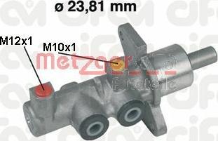 Metzger 202-379 - Главный тормозной цилиндр avtokuzovplus.com.ua