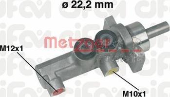 Metzger 202-381 - Главный тормозной цилиндр autodnr.net