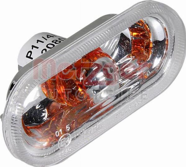 Metzger 2080233 - Бічний ліхтар, покажчик повороту autocars.com.ua