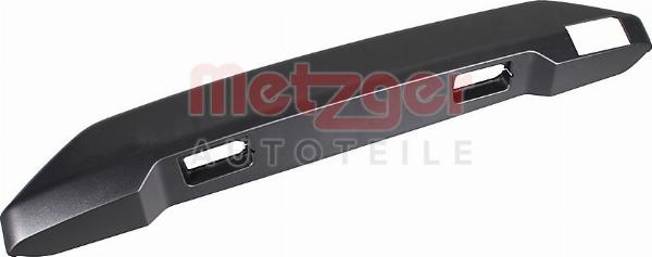 Metzger 2080301 - Корпус, ліхтар освітлення номерного знака autocars.com.ua