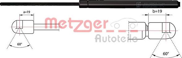 Metzger 2110483 - Газовая пружина, упор autodnr.net