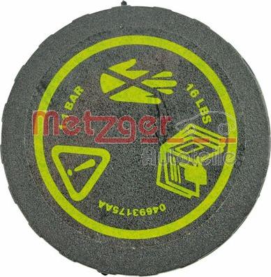 Metzger 2140152 - Крышка, резервуар охлаждающей жидкости avtokuzovplus.com.ua