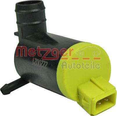 Metzger 2220021 - Водяний насос, система очищення вікон autocars.com.ua