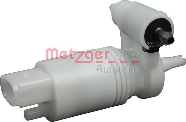 Metzger 2220043 - Водяний насос, система очищення вікон autocars.com.ua