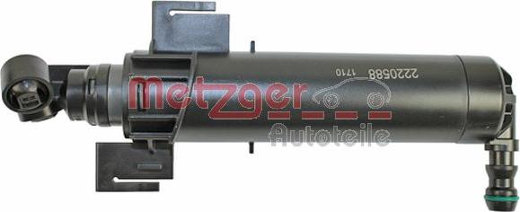 Metzger 2220588 - Распылитель, форсунка, система очистки фар avtokuzovplus.com.ua