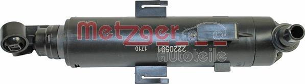 Metzger 2220591 - Розпилювач, форсунка, система очищення фар autocars.com.ua