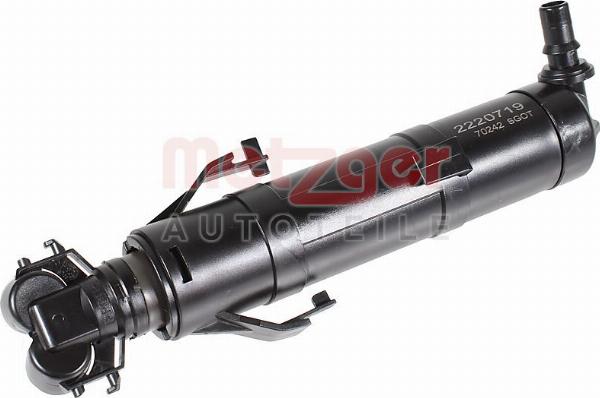 Metzger 2220719 - Розпилювач, форсунка, система очищення фар autocars.com.ua