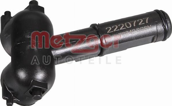 Metzger 2220727 - Розпилювач, форсунка, система очищення фар autocars.com.ua