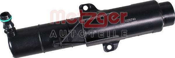 Metzger 2220740 - Розпилювач, форсунка, система очищення фар autocars.com.ua