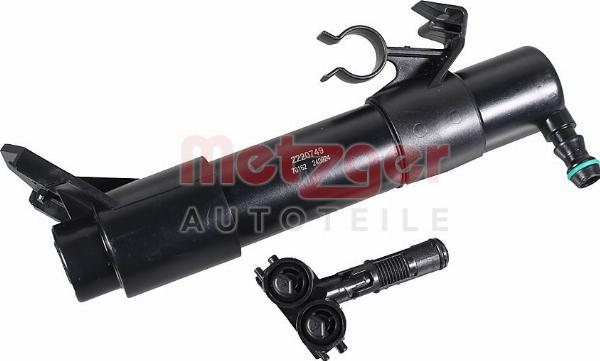 Metzger 2220749 - Розпилювач, форсунка, система очищення фар autocars.com.ua