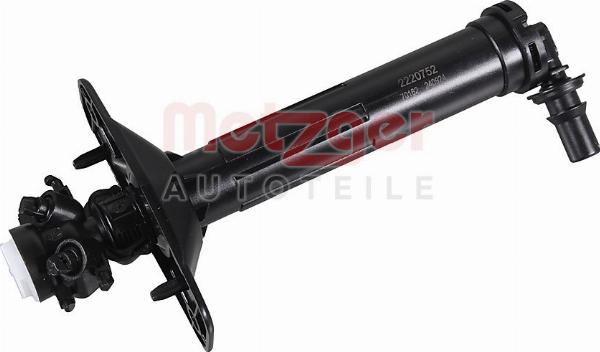 Metzger 2220752 - Розпилювач, форсунка, система очищення фар autocars.com.ua